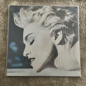 Madonna 'True Blue' Blue Album Back Cover Art